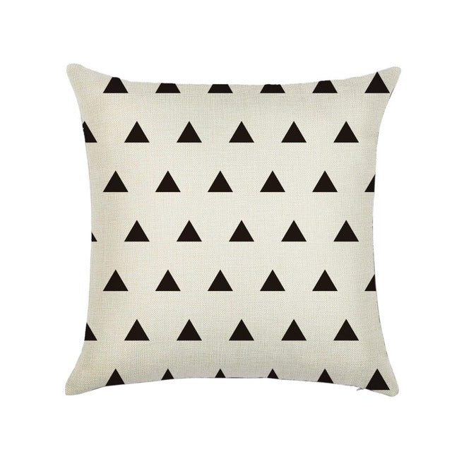 Linen Cotton Geometrisch Throw Pillow Cushion Home Sofa Decor 45X45cm eprolo