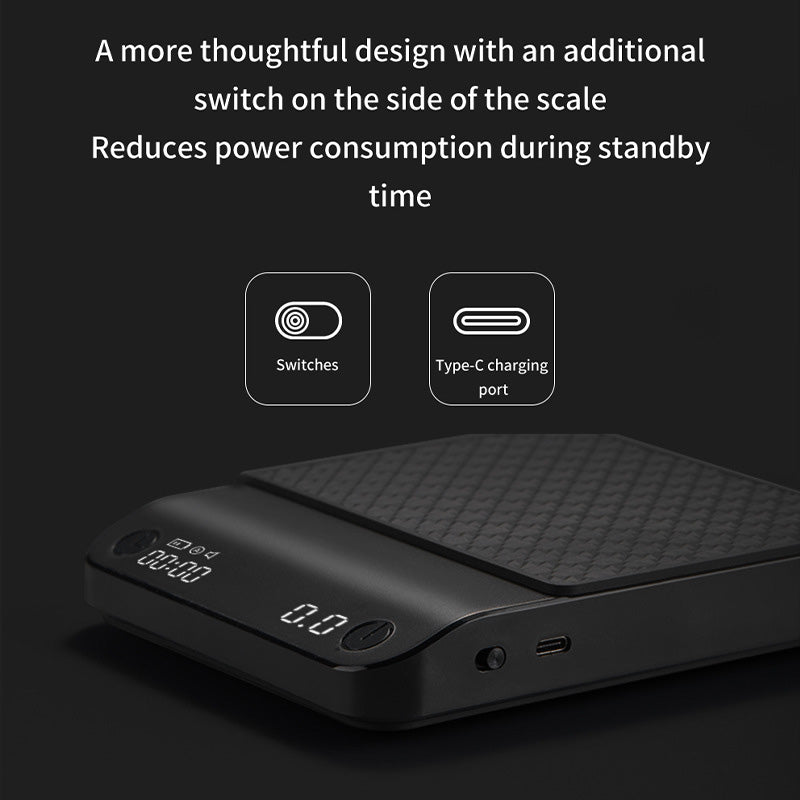 Intelligent Coffee Electronic Scale 0.1g Automatic Timing Coffee Scale eprolo