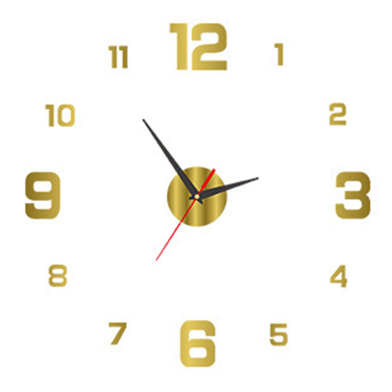 DIY Frameless Creative Wall Clock Wall Decal: A Silent and Stylish Addition for Home Decor, Ideal for Living Rooms and Offices eprolo