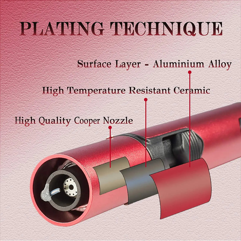 Metal Windproof Lighter Butane Jet Flame Lighter Cigarette Cigar Accessories Kitchen Cooking BBQ Outdoor Gadgets eprolo
