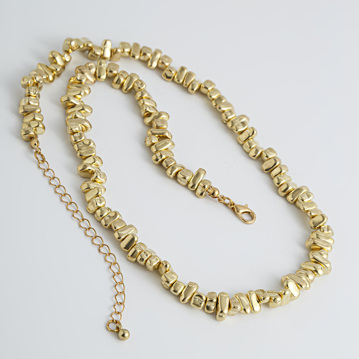 European and American hip-hop niche alien bead necklace, men's fashion cross pendant, collarbone chain, men's accessories eprolo