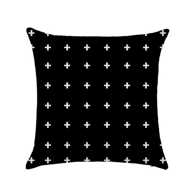 Linen Cotton Geometrisch Throw Pillow Cushion Home Sofa Decor 45X45cm eprolo